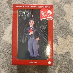 Carlton Cards Silent Star Ornament with Red and Blue Accents